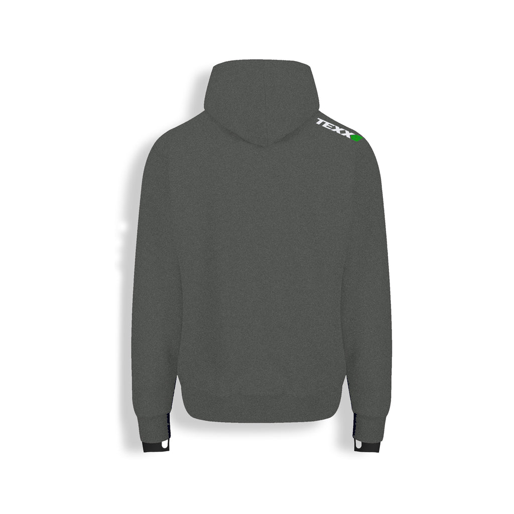 MOLETOM TEXX RACING CHUMBO MESCLA E PRETO G