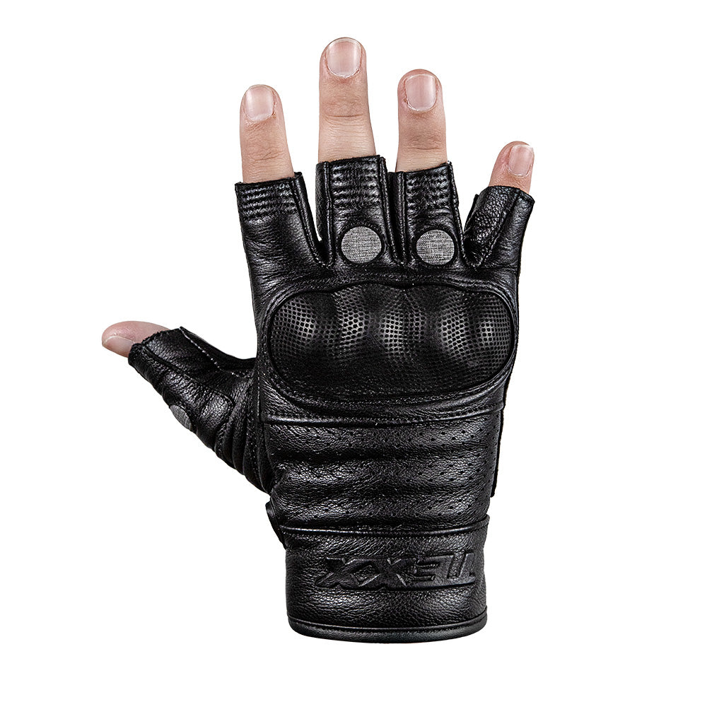LUVAS TEXX LIBERTY MEIO DEDO PRET    S