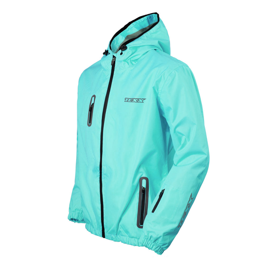 JAQUETA TEXX CORTA VENTO NEON V2 AZUL CLAR    S