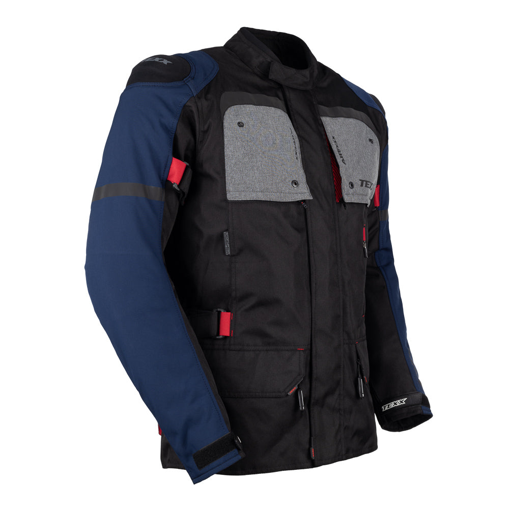 JAQUETA TEXX ARMOR MASC PRET AZUL VERM CINZ XXXL 3XL