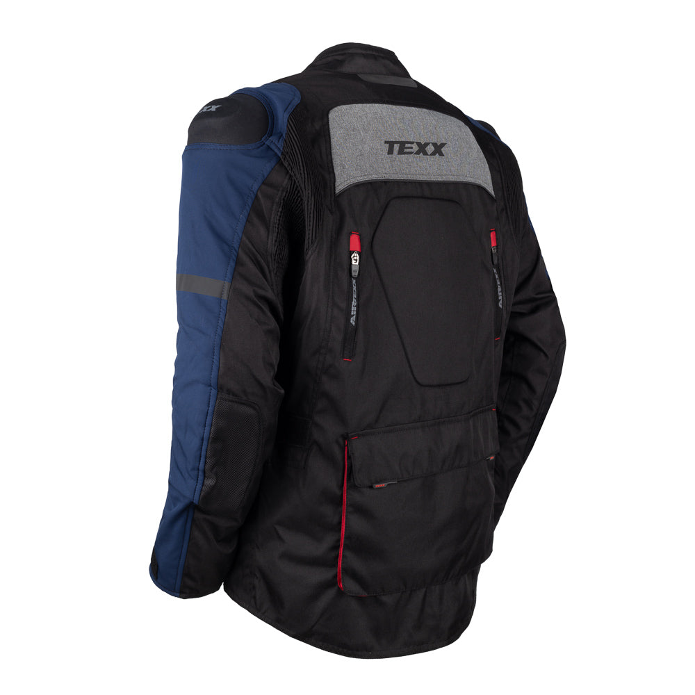 JAQUETA TEXX ARMOR MASC PRET AZUL VERM CINZ XXXXL 4XL