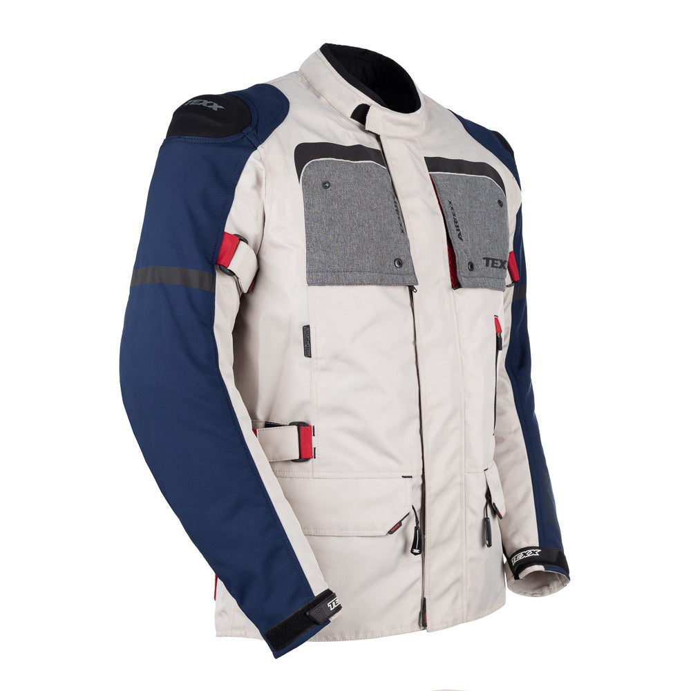 JAQUETA TEXX ARMOR MASC BRANC AZUL VERM CINZ  XL