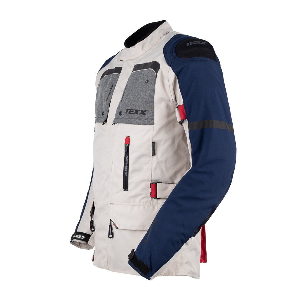 JAQUETA TEXX ARMOR MASC BRANC AZUL VERM CINZ XXXXL  4XL