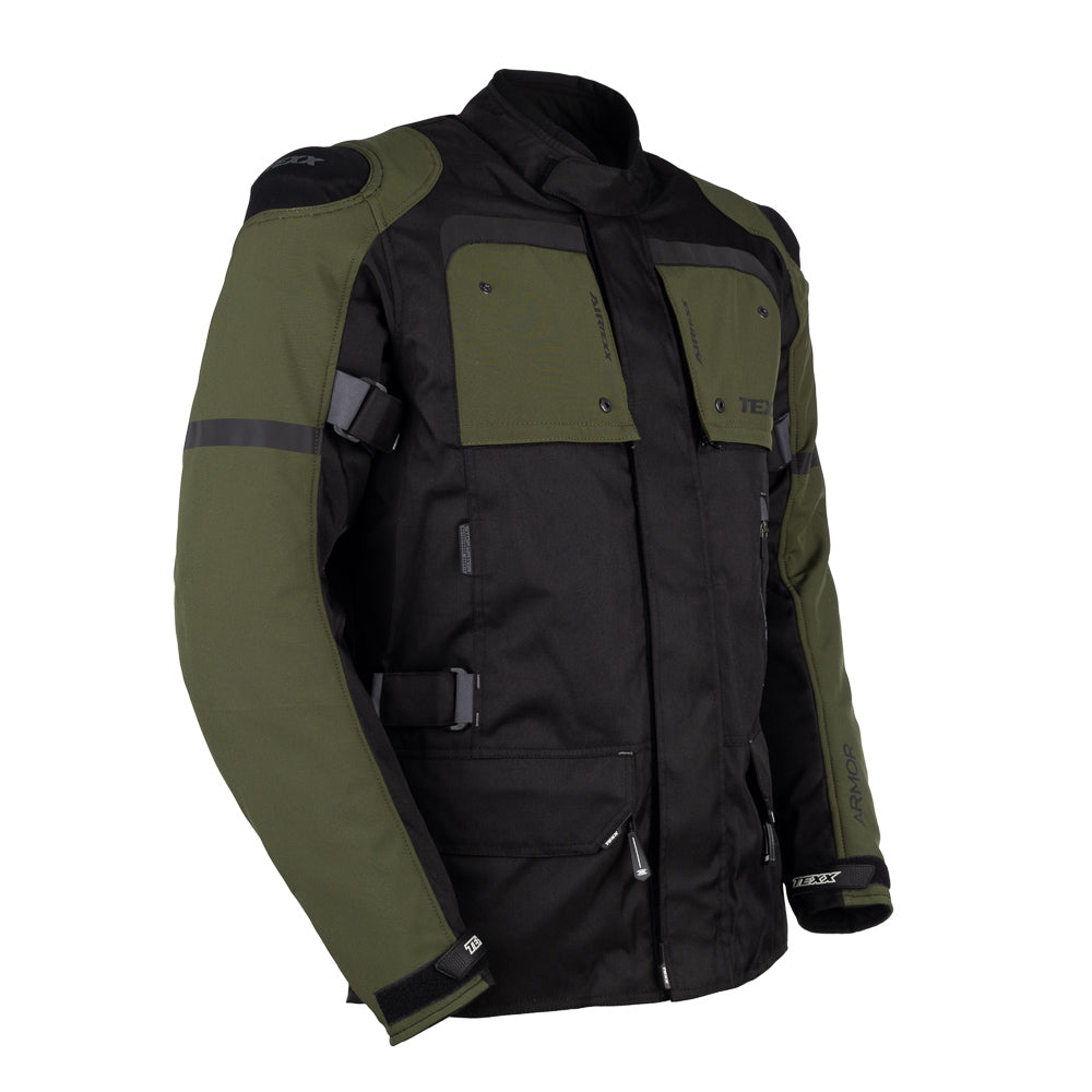 JAQUETA TEXX ARMOR MASC PRET VERD XXL 2XL