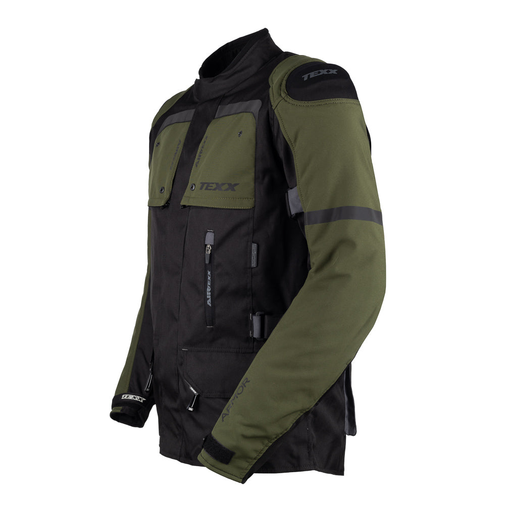 JAQUETA TEXX ARMOR MASC PRET VERD XXXXL 4XL