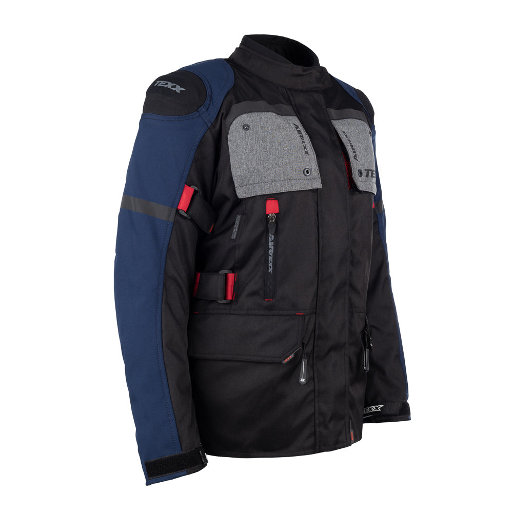 JAQUETA TEXX ARMOR LD FEM PRET AZUL VERM CINZ XXL 2XL