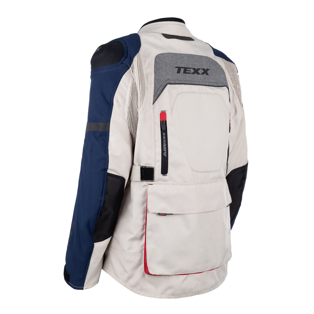 JAQUETA TEXX ARMOR LD FEM BRANC AZUL VERM CINZ XXL 2XL