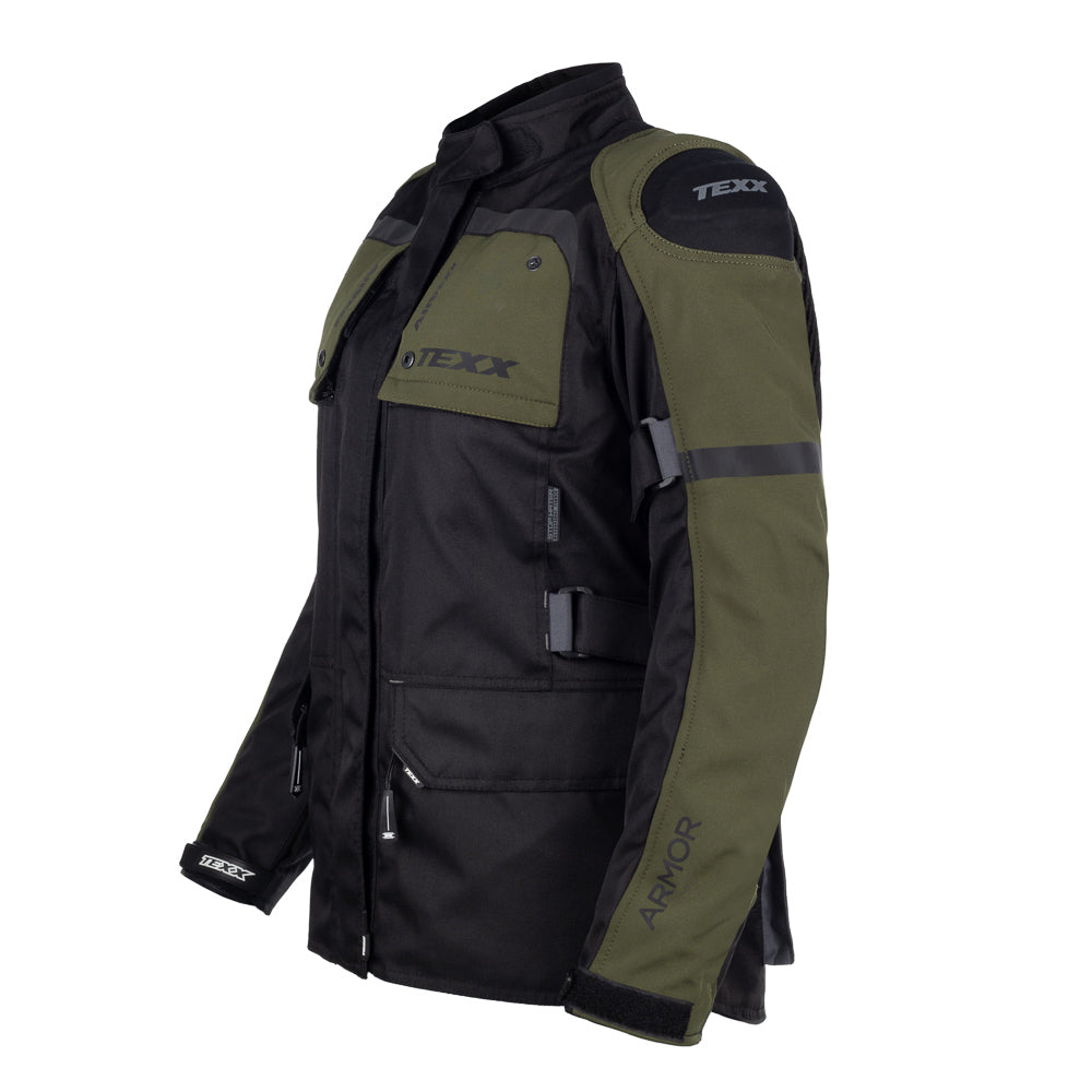 JAQUETA TEXX ARMOR LD FEM PRET VERD   M