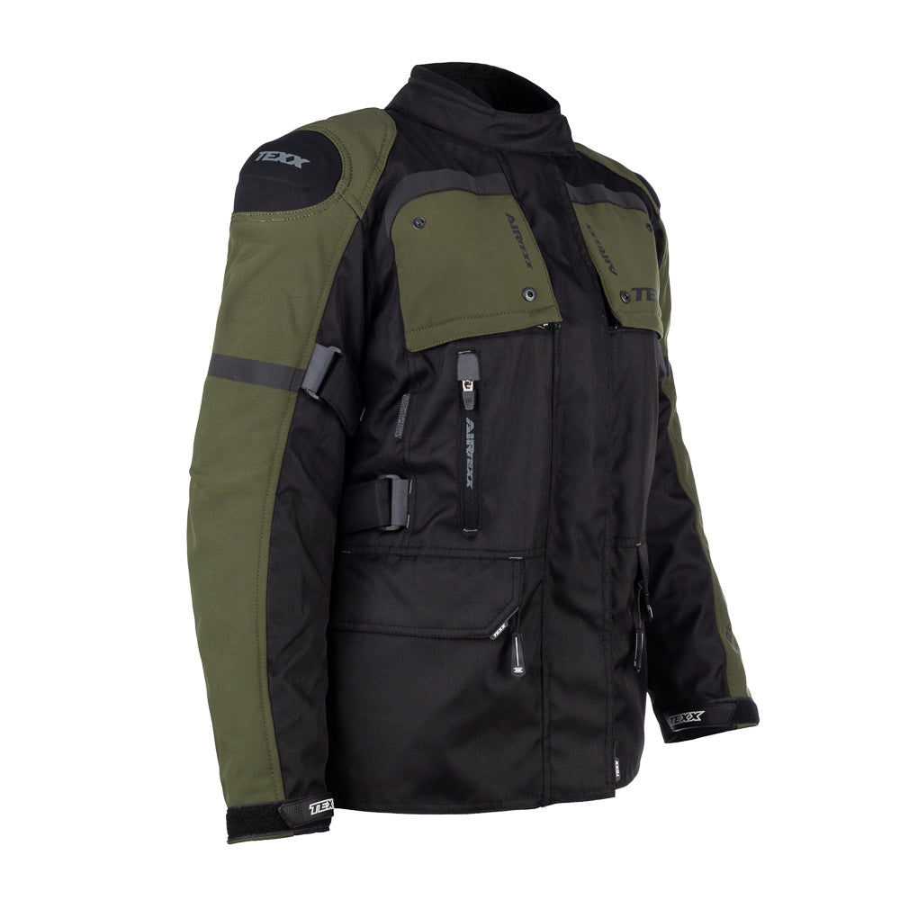 JAQUETA TEXX ARMOR LD FEM PRET VERD XXL 2XL