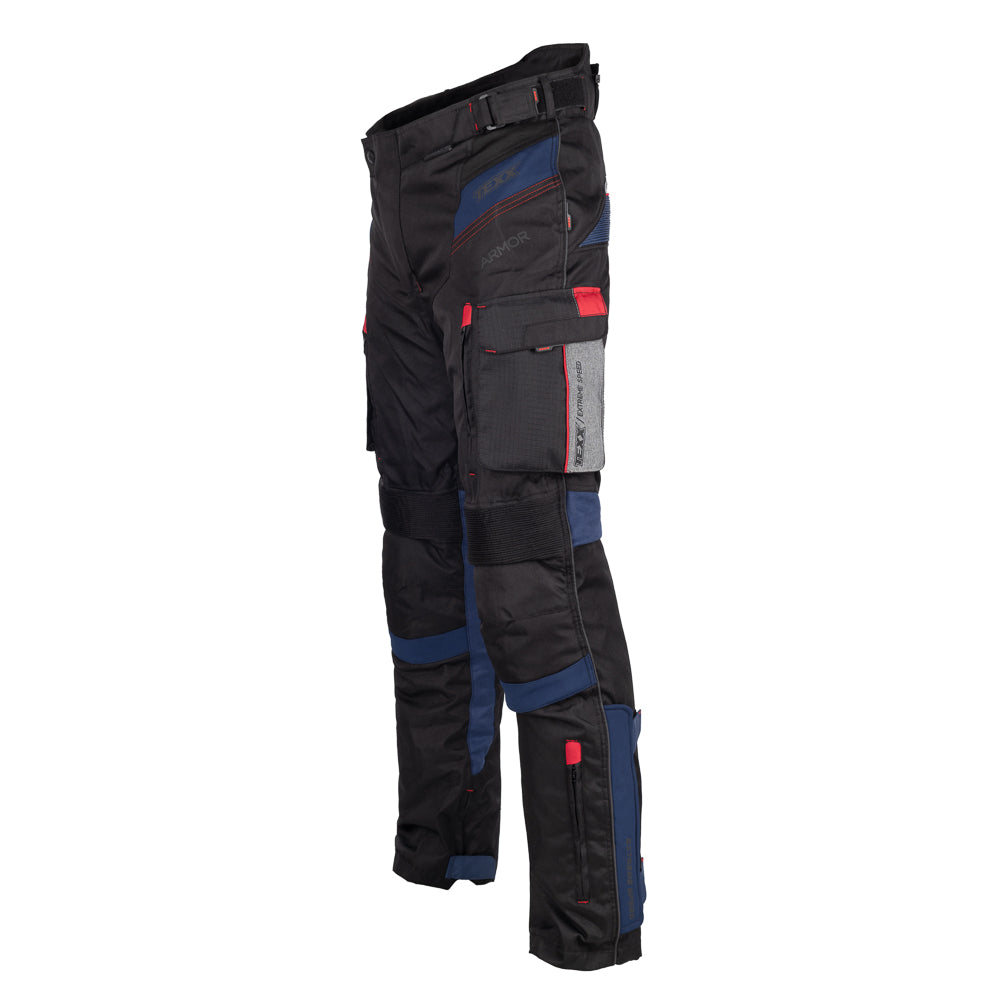 CALCA TEXX ARMOR MASC PRET AZUL VERM CINZ  L