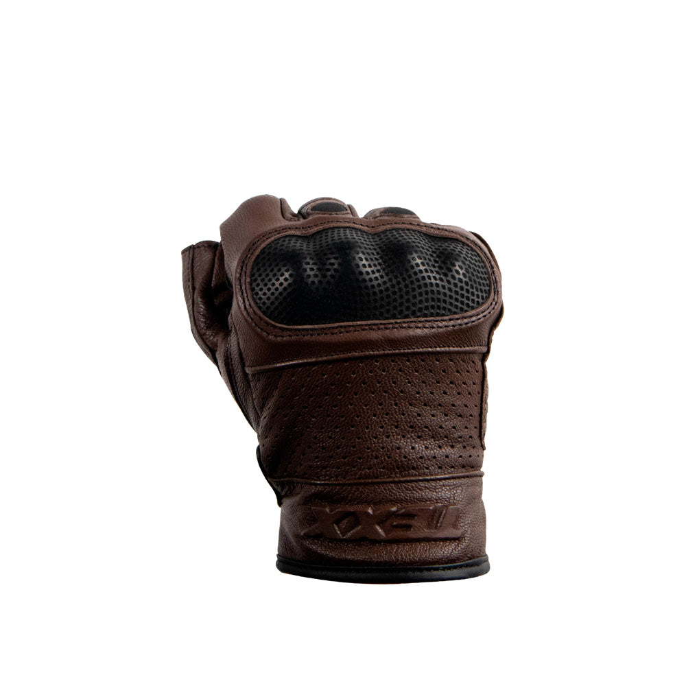 LUVAS TEXX LIBERTY MEIO DEDO MARROM XXXL 3XL