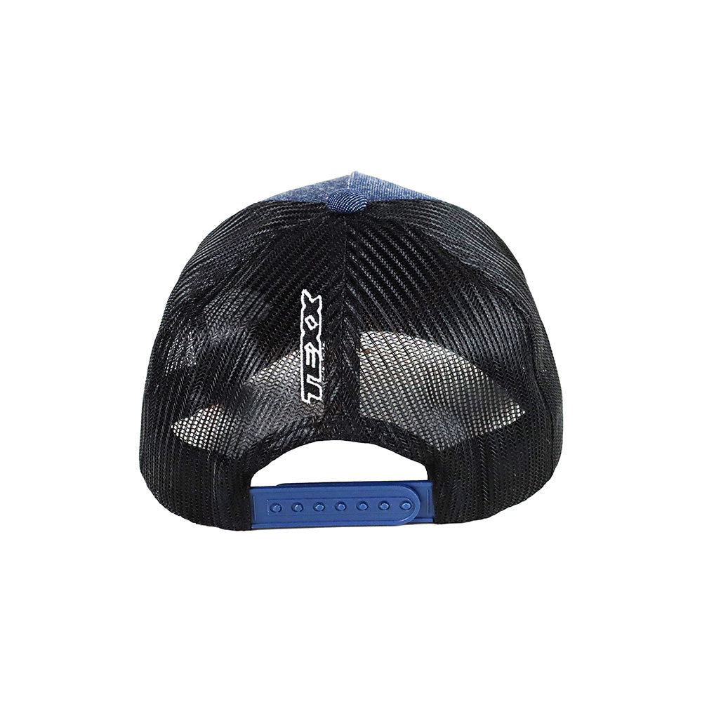 BONE TRUCKER TEXX JEANS AZUL E PRETO