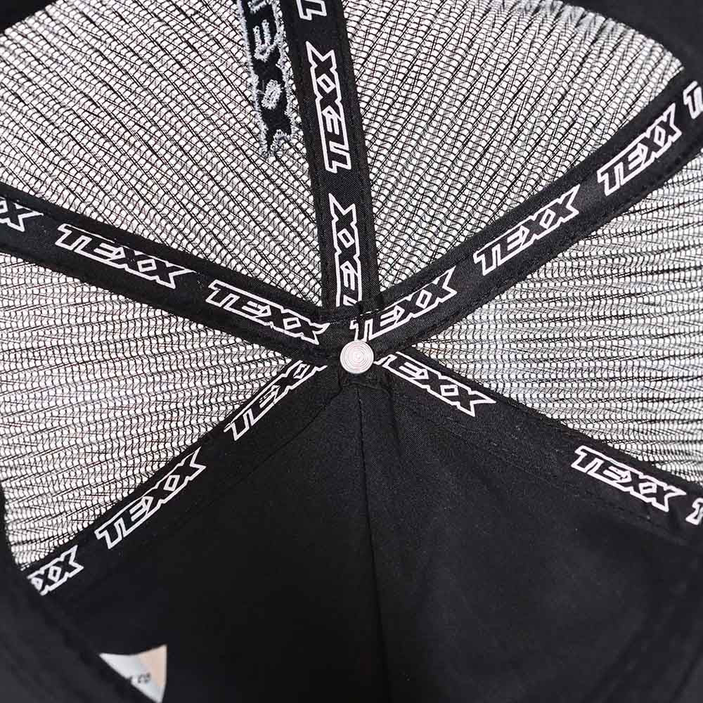 BONE TRUCKER TEXX JEANS AZUL E PRETO