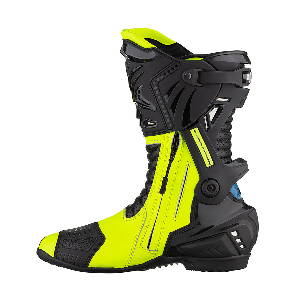 BOTA TEXX PISTA PRETA VERD AZUL PSBK (SPECIAL EDITION) 40