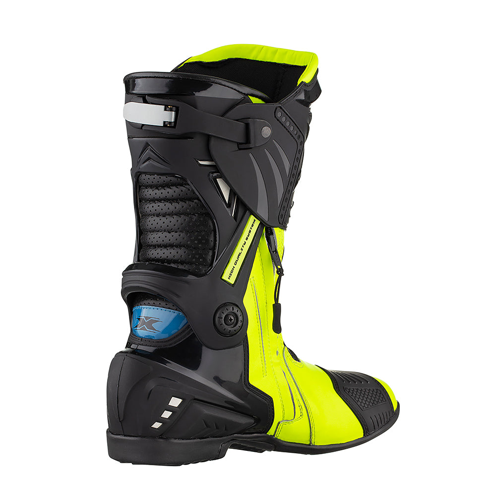 BOTA TEXX PISTA PRETA VERD AZUL PSBK (SPECIAL EDITION) 40