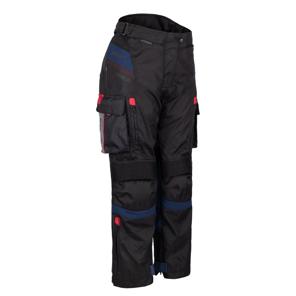 CALCA TEXX ARMOR LD FEM PRET AZUL VERM CINZ   S