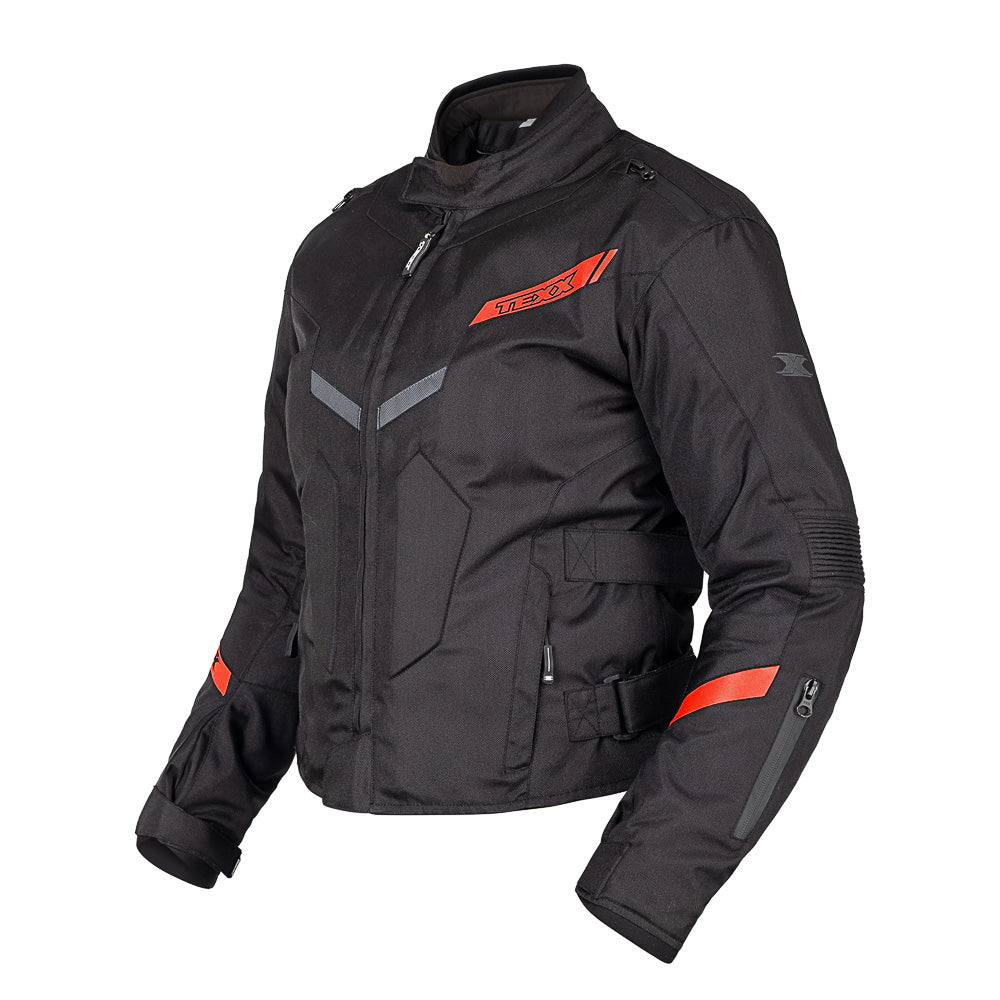 JAQUETA TEXX NEW STRIKE V3 LD FEM PRET VERM    S