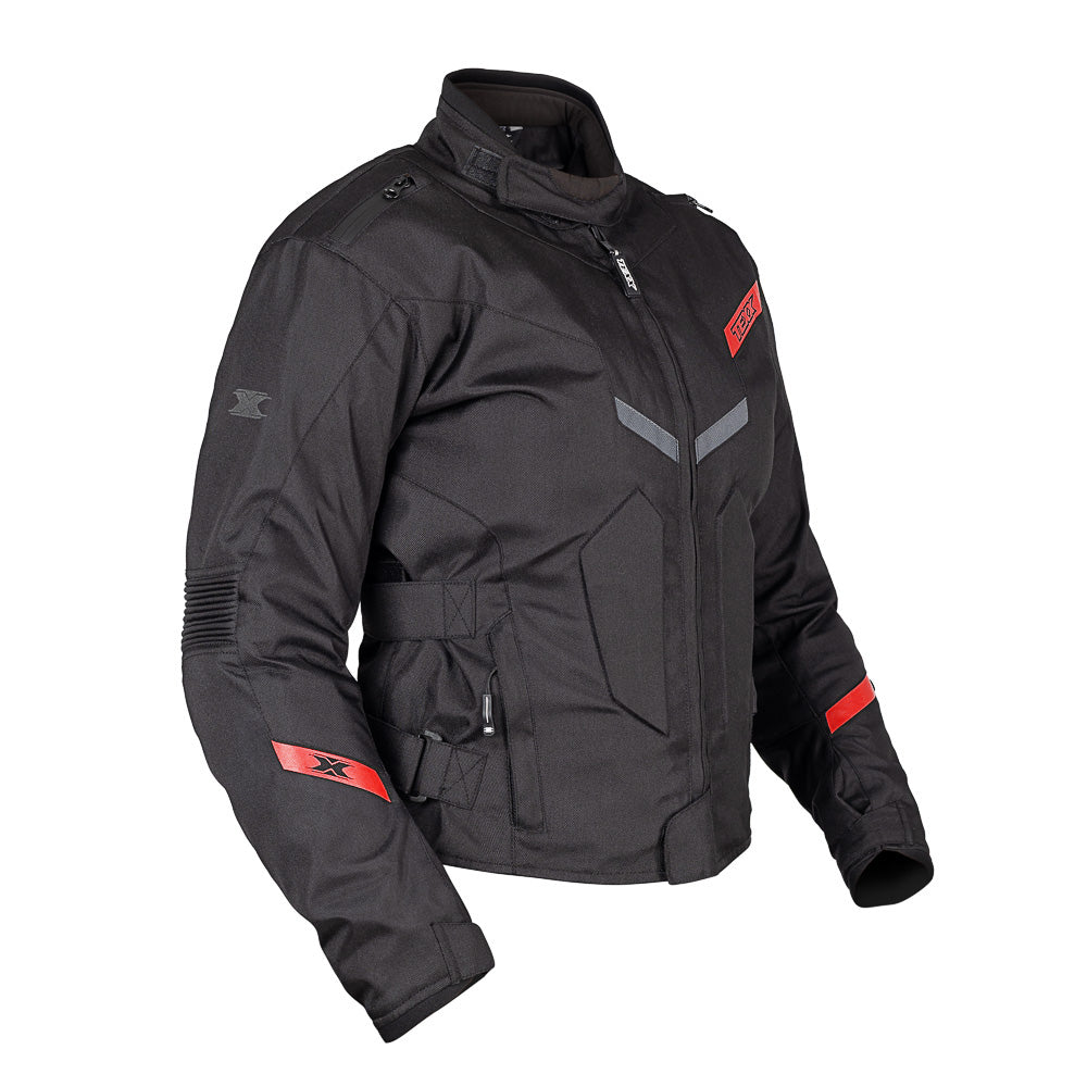 JAQUETA TEXX NEW STRIKE V3 LD FEM PRET VERM XL