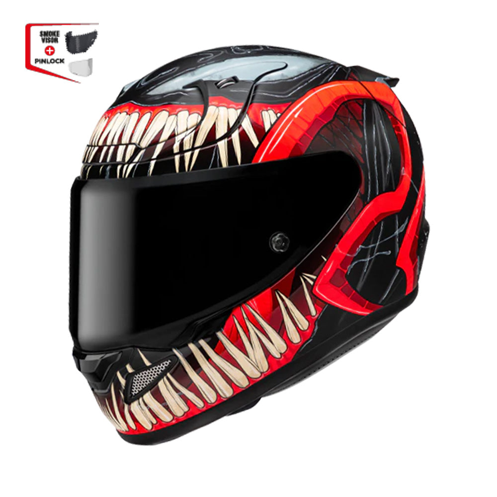 CAPACETE HJC RPHA 12 VENOM 3 MARVELVERM PRET  58
