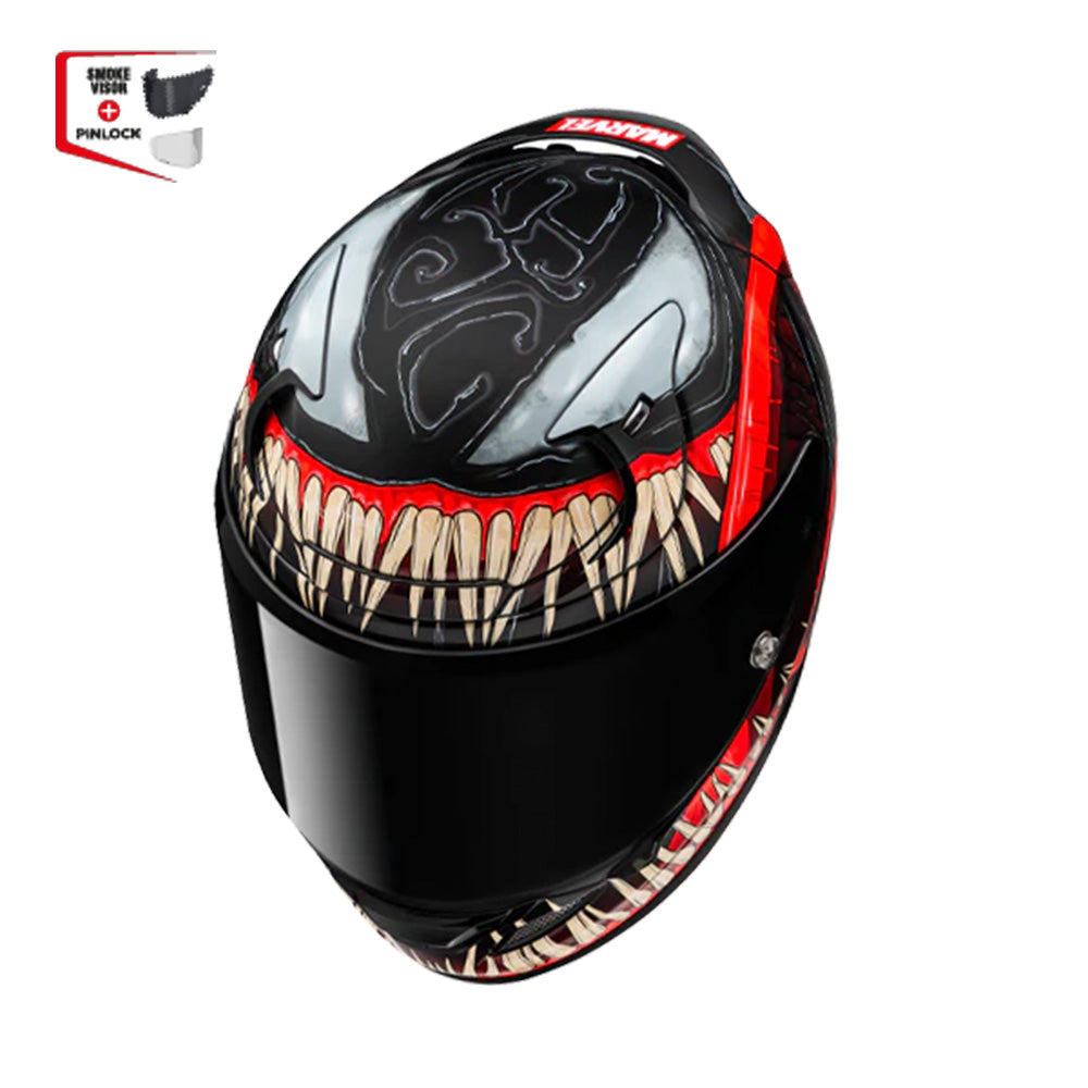 CAPACETE HJC RPHA 12 VENOM 3 MARVELVERM PRET  58