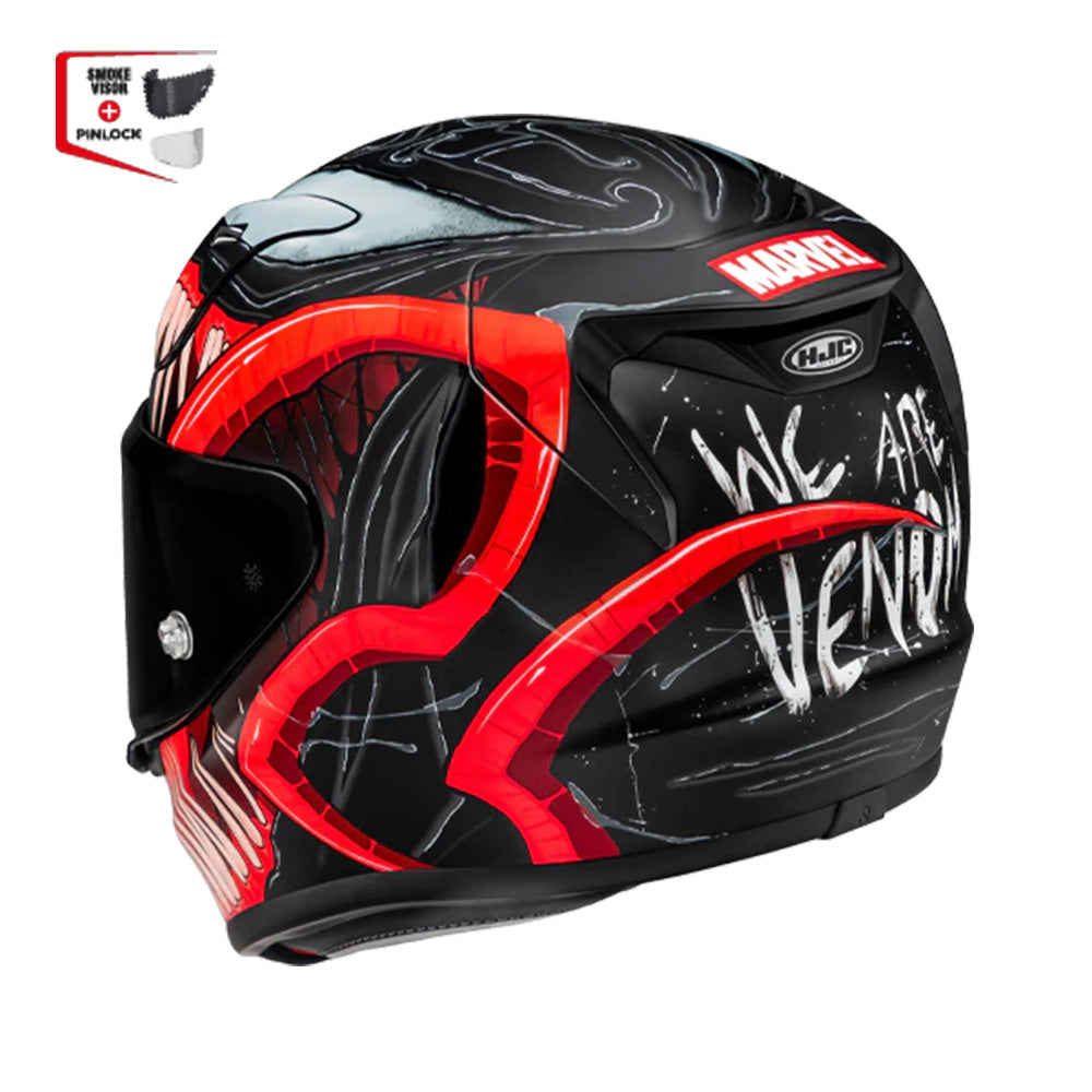 CAPACETE HJC RPHA 12 VENOM 3 MARVELVERM PRET  61