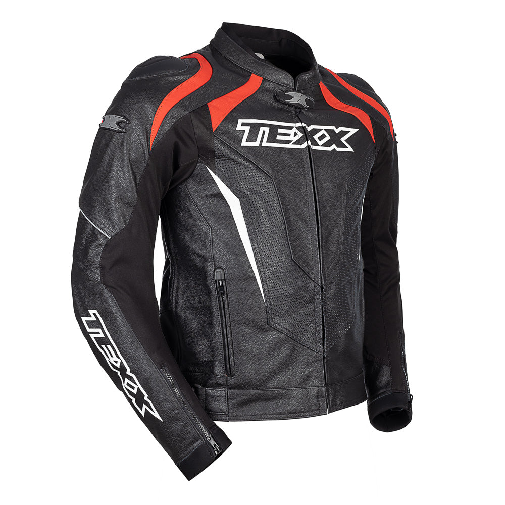 JAQUETA TEXX SNIPER V3 PRETA E VERMELHA MASC L