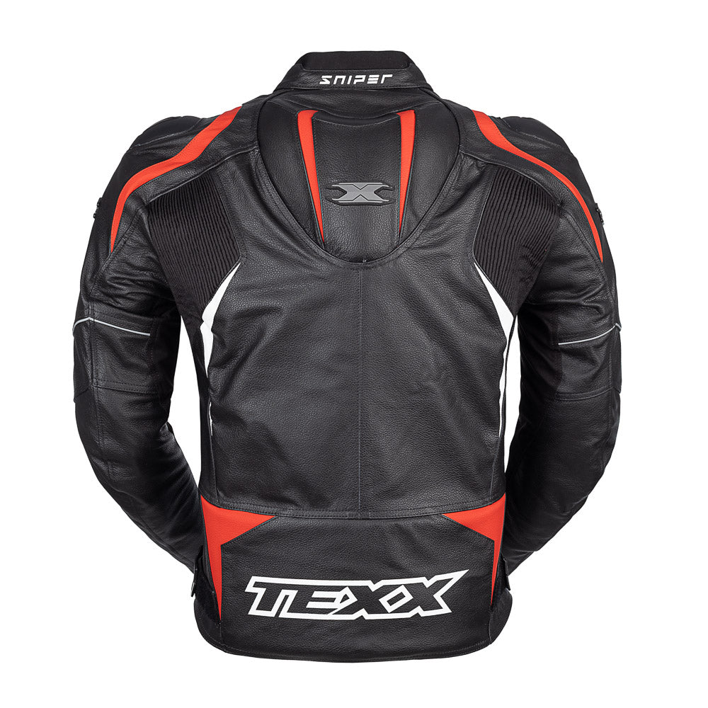 JAQUETA TEXX SNIPER V3 PRETA E VERMELHA MASC 4XL