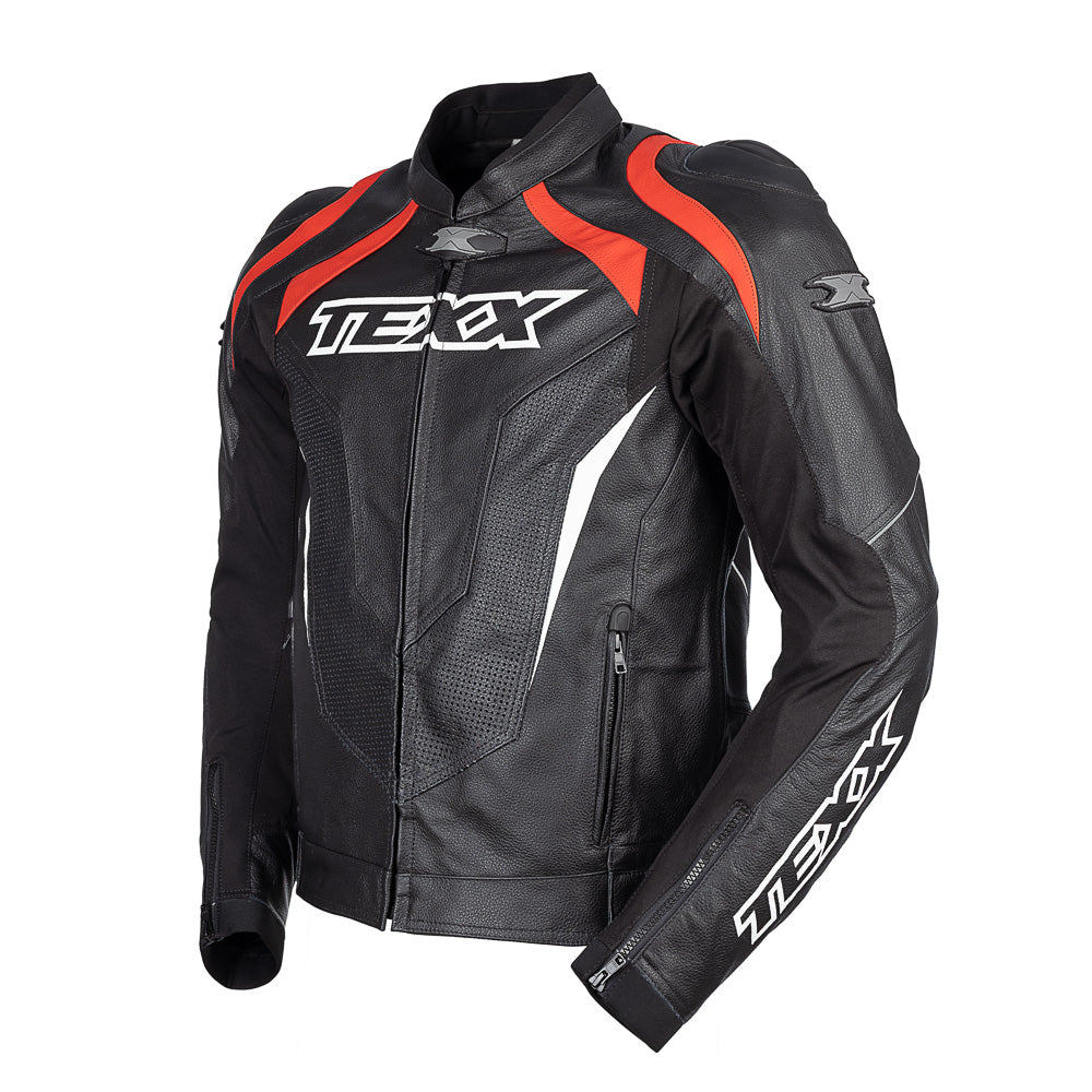 JAQUETA TEXX SNIPER V3 PRETA E VERMELHA MASC 4XL