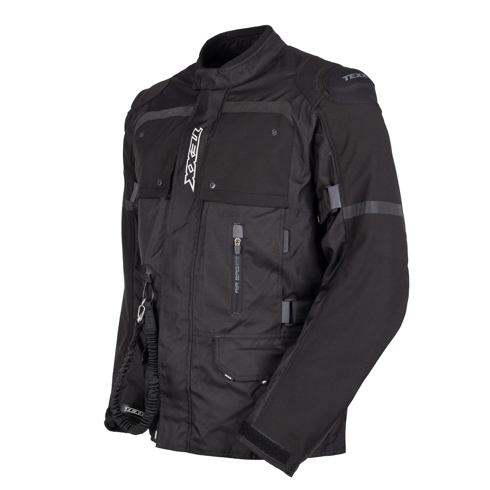 JAQUETA TEXX ARMOR AIRBAG V2 PRET MASC XXXXL 4XL