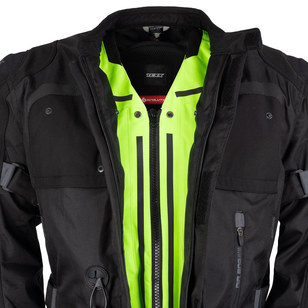 JAQUETA TEXX ARMOR AIRBAG V2 PRET MASC XXXXL 4XL