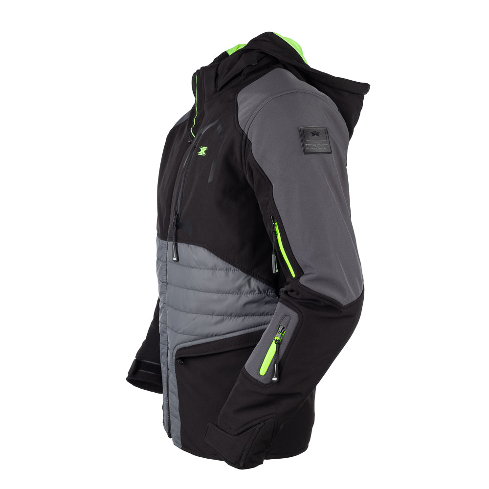 JAQUETA TEXX MIAMI CINZ PRET VERD XXXXL 4XL