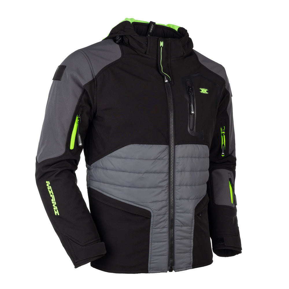 JAQUETA TEXX MIAMI CINZ PRET VERD XXXXXL 5XL