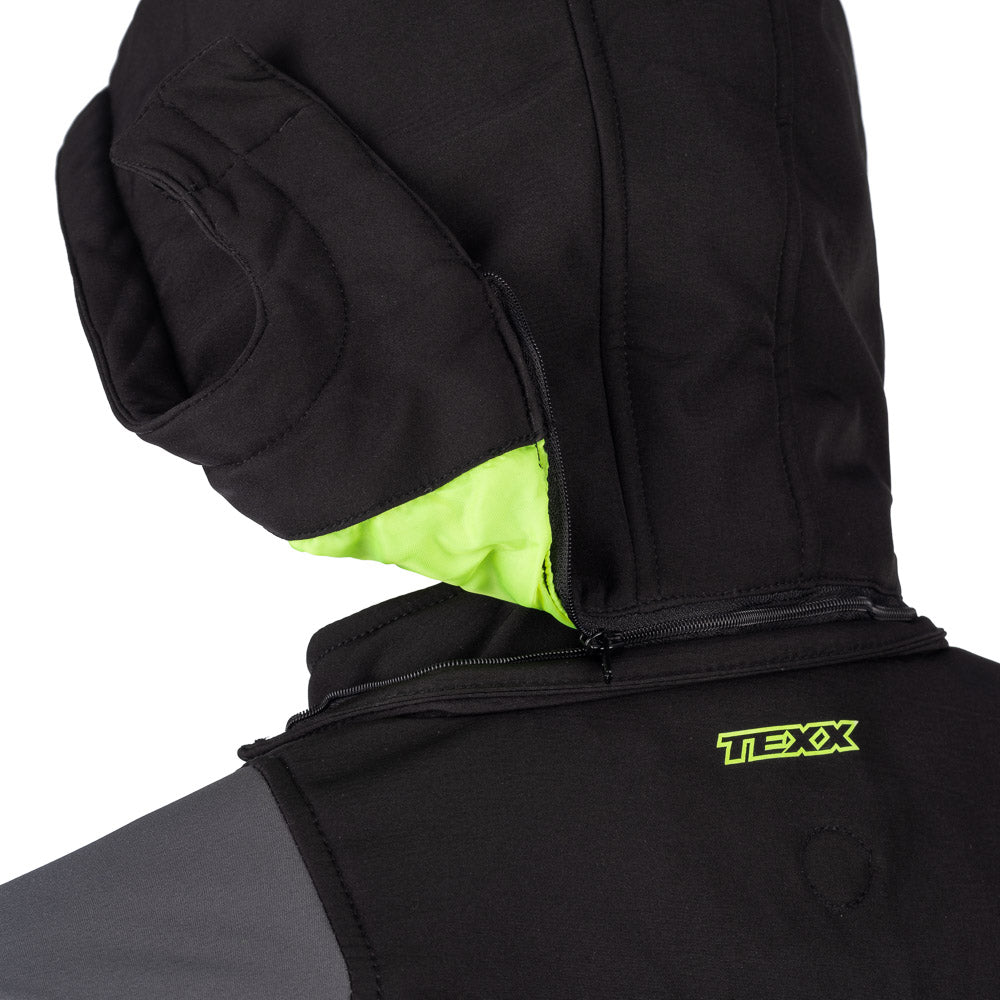 JAQUETA TEXX MIAMI CINZ PRET VERD XXXXXL 5XL