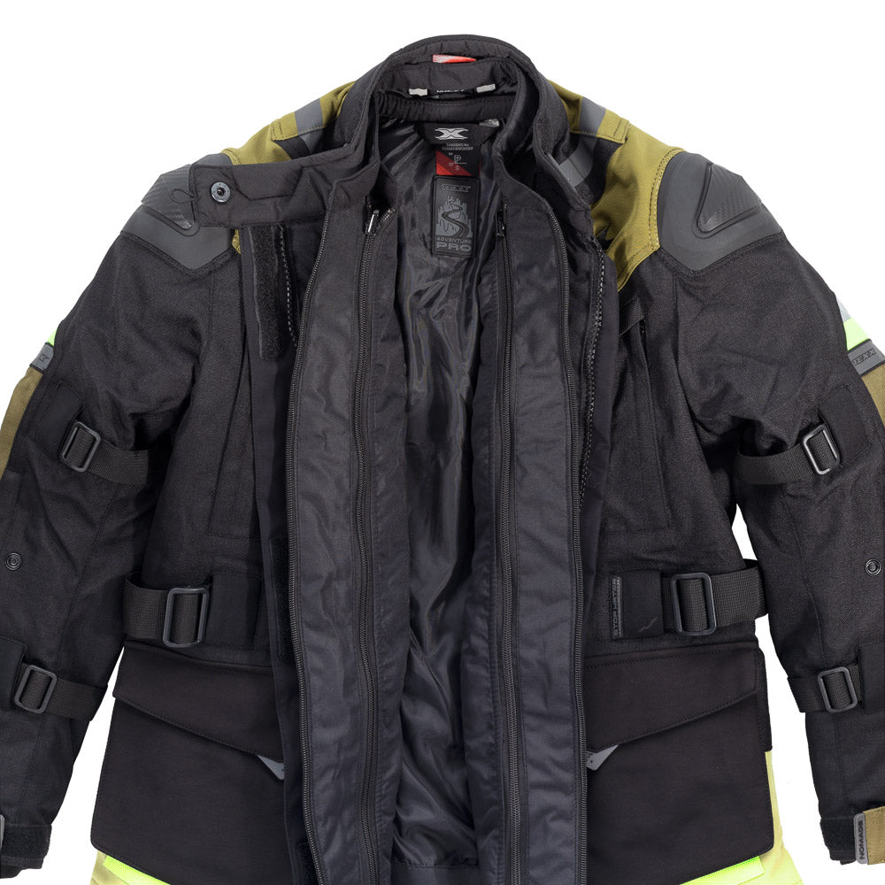 JAQUETA TEXX NOMADE MASC PRET VERD  L