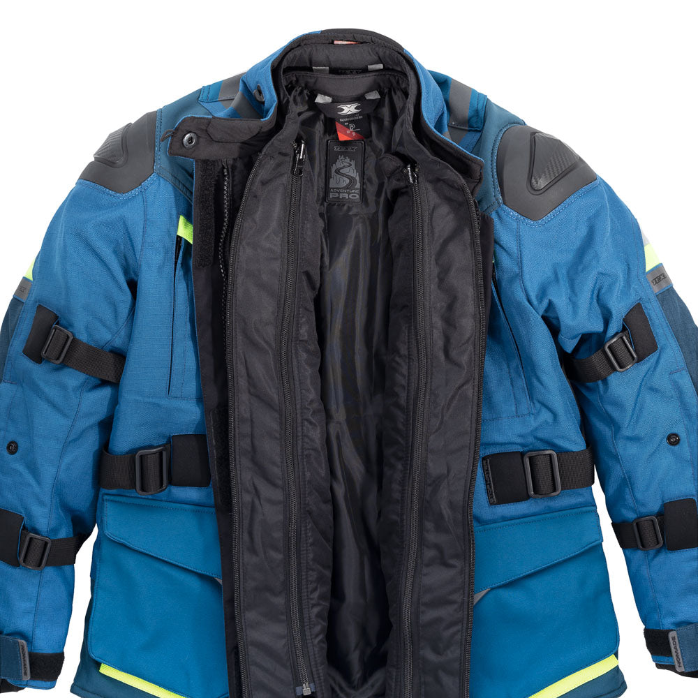 JAQUETA TEXX NOMADE MASC AZUL VERD XXXXXXL 6XL