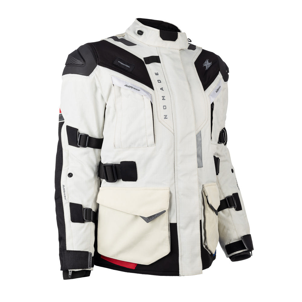 JAQUETA TEXX NOMADE LD FEM BRANC AZUL VERM XL