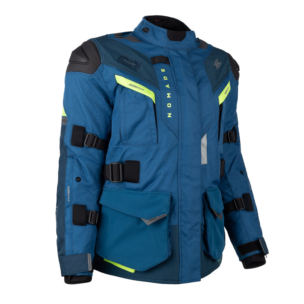 JAQUETA TEXX NOMADE LD FEM AZUL VERD    S