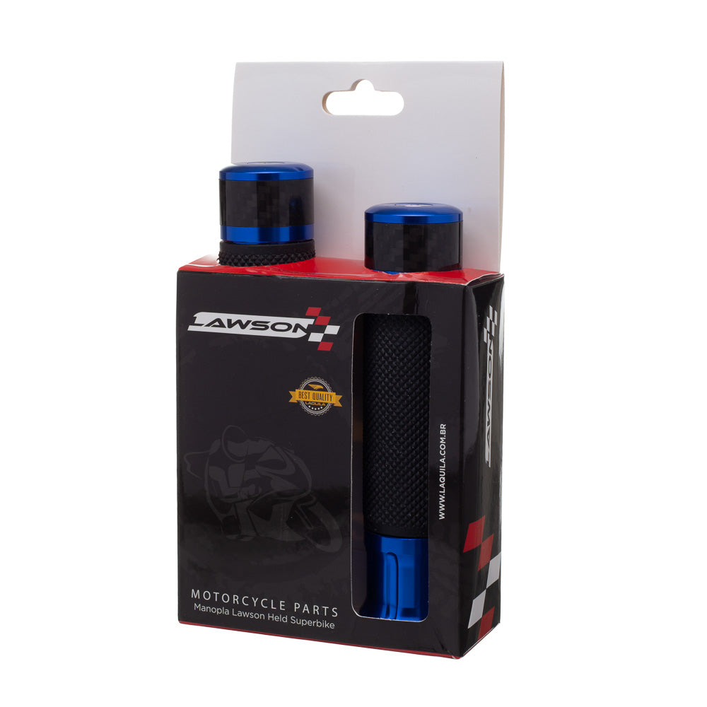 MANOPLA LAWSON HELD PLUS ALUMINIO AZUL