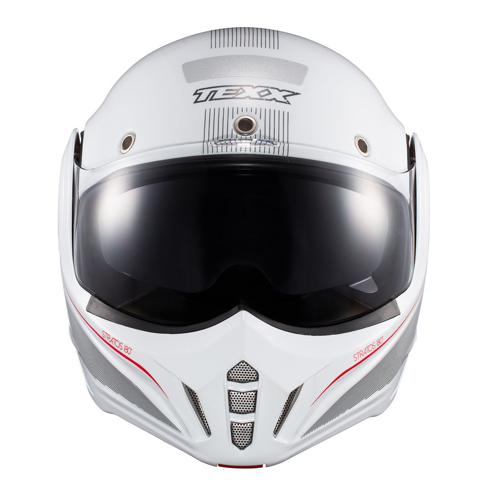 CAPACETE TEXX ESC STRATOS  180 JOURNEY BRANCO AZUL VERM 56