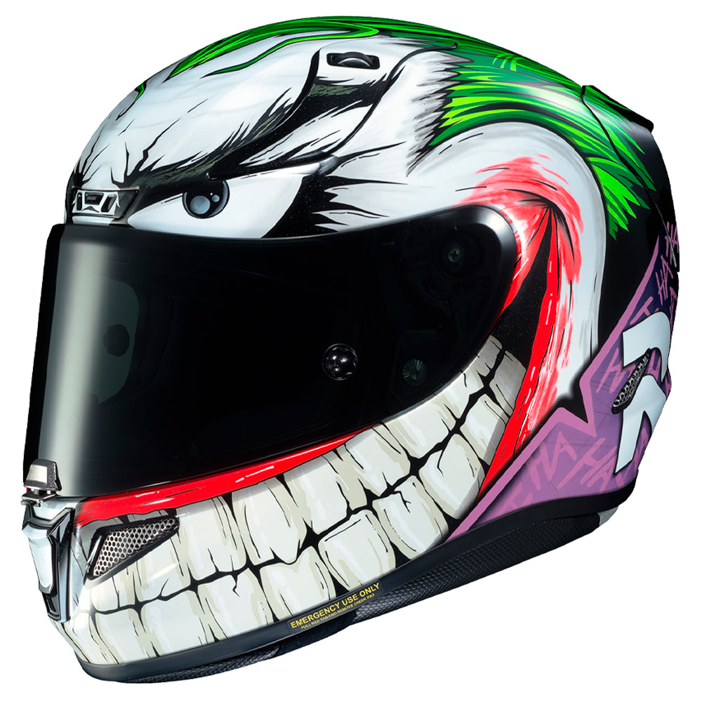 CAPACETE HJC RPHA 11 DC JOKER VERDE E ROXO 58