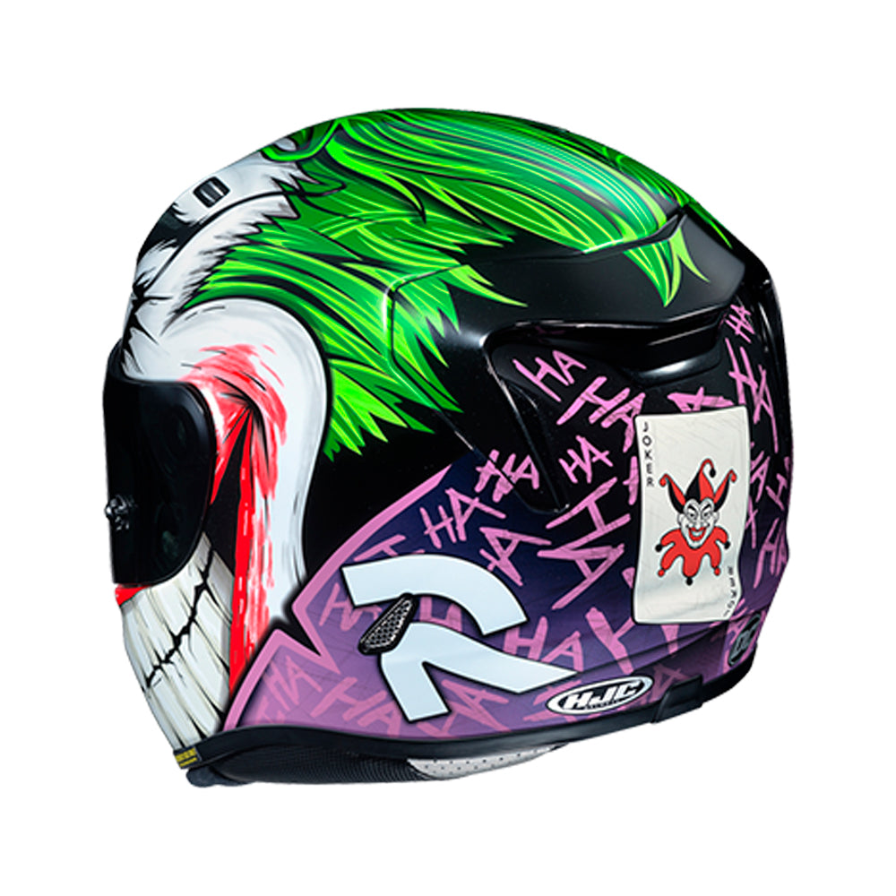 CAPACETE HJC RPHA 11 DC JOKER VERDE E ROXO 58