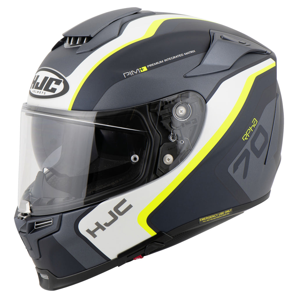 CAPACETE HJC RPHA 70 KROON PRETO BRANCO E VERDE 58