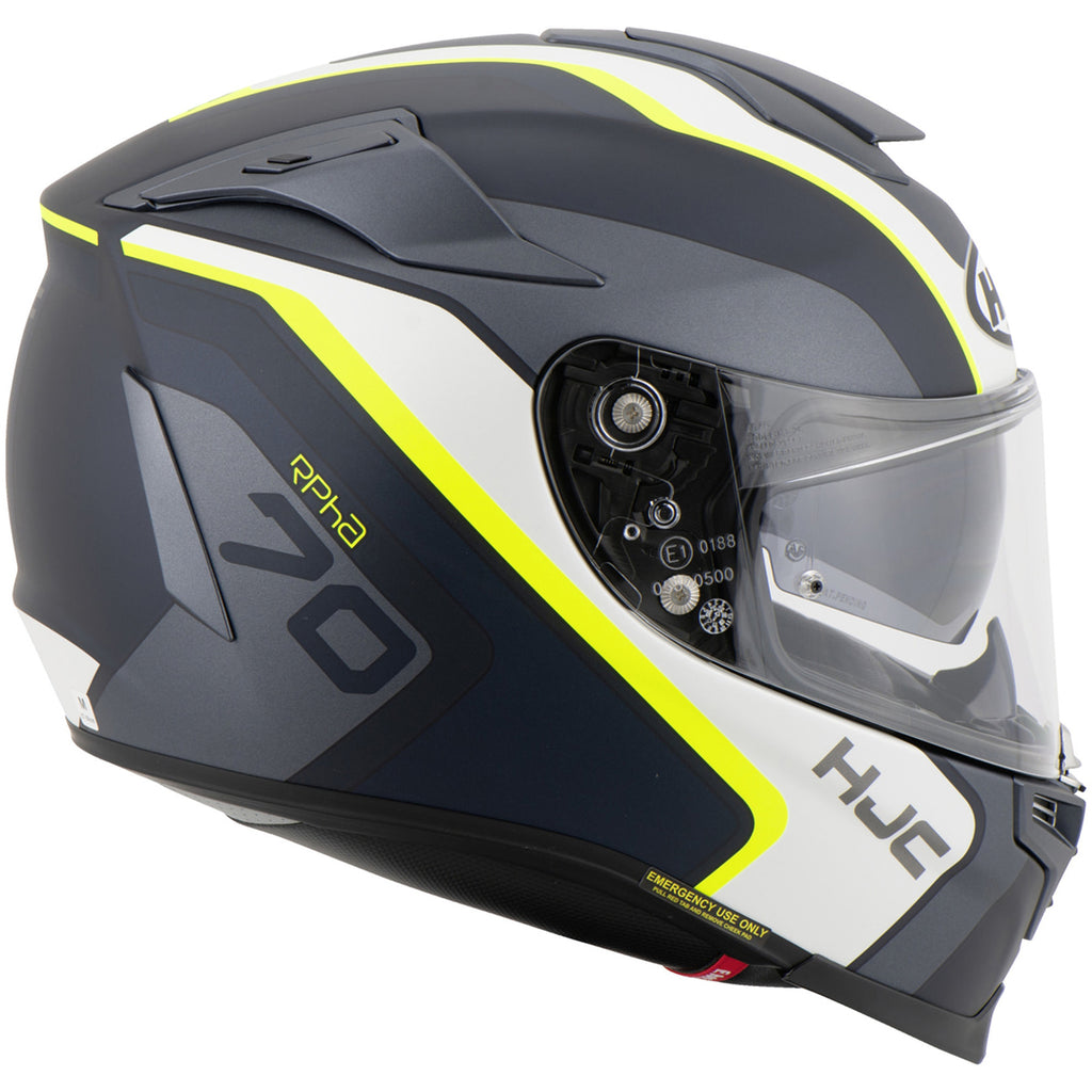 CAPACETE HJC RPHA 70 KROON PRETO BRANCO E VERDE 58