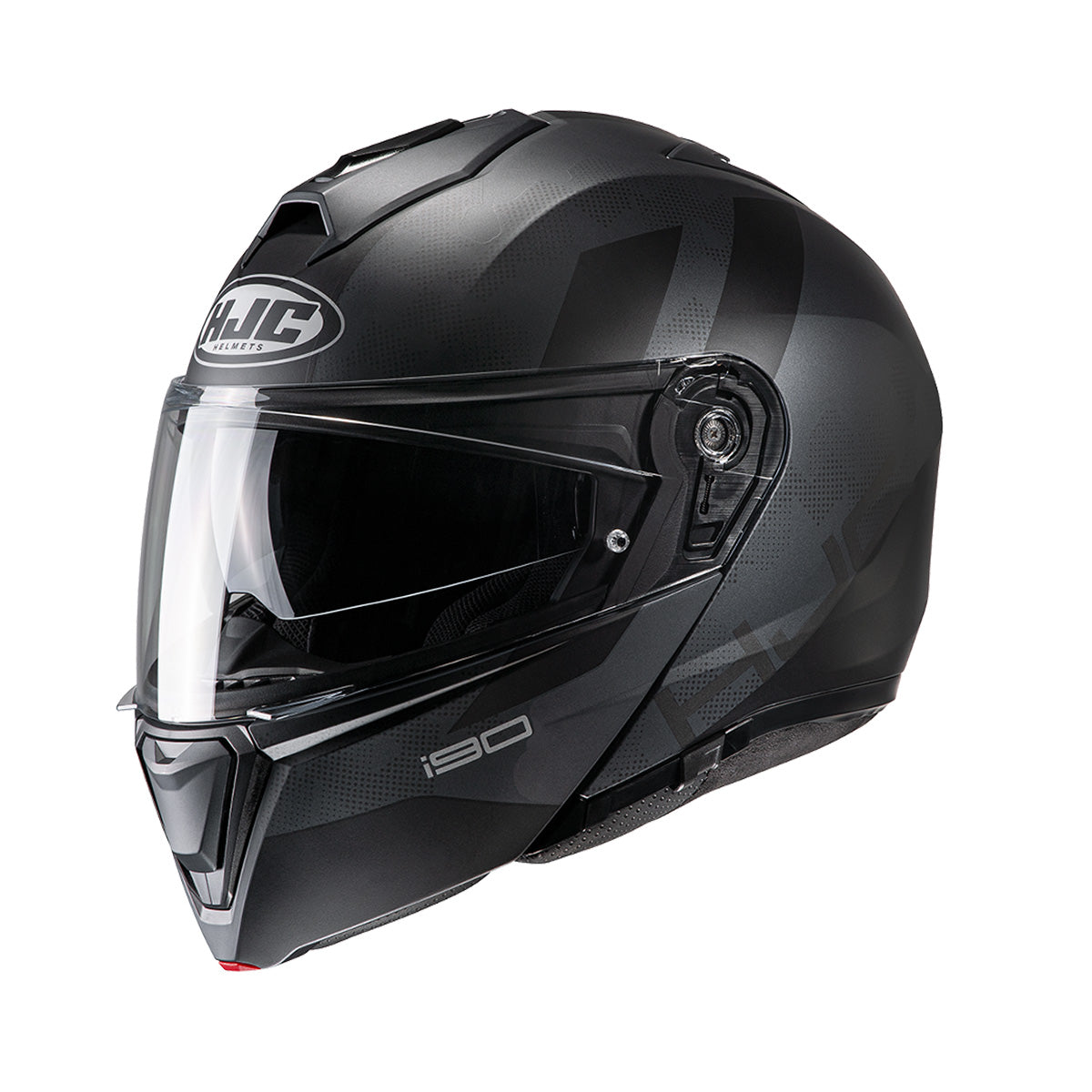 CAPACETE HJC I90 SYREX PRETO E CINZA 58
