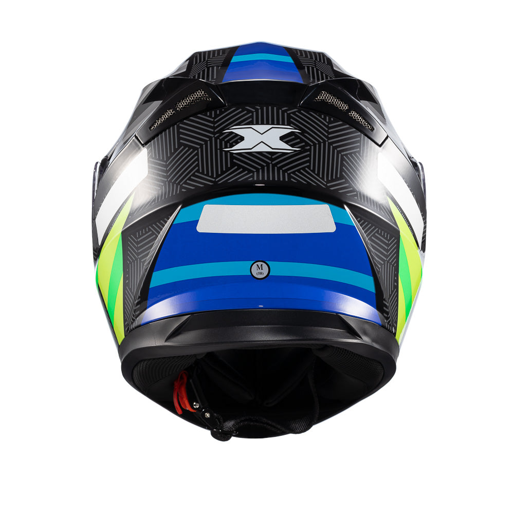 CAPACETE TEXX STRIKE TRENTO AMARE/VERD BRIL 62