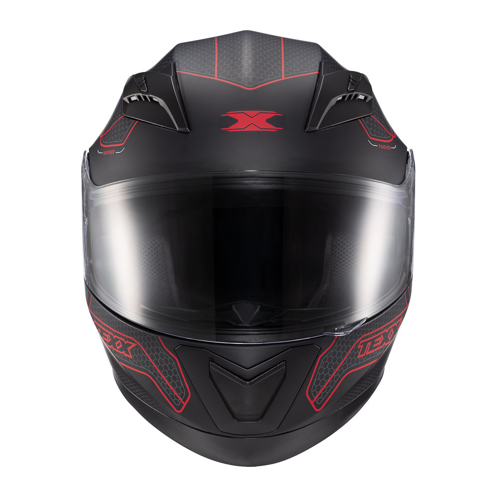 CAPACETE TEXX STRIKE PANTHER VERM FOSC 62