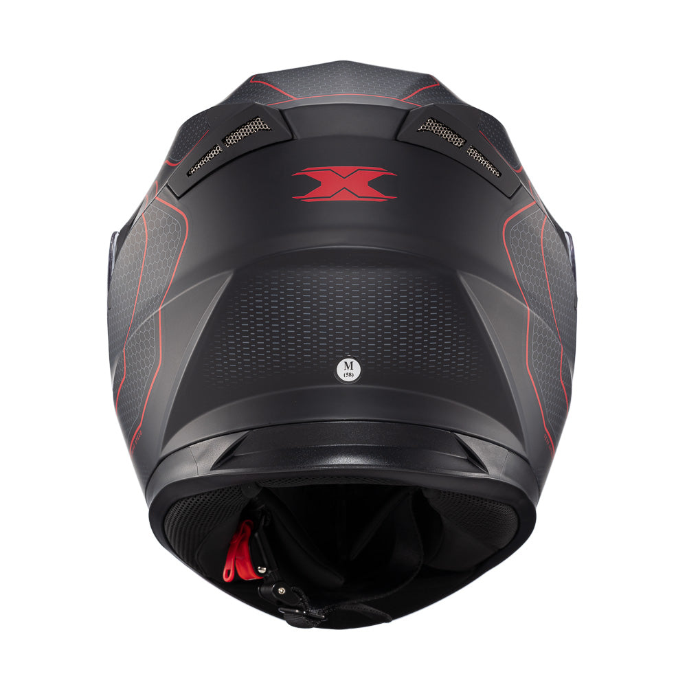 CAPACETE TEXX STRIKE PANTHER VERM FOSC 62