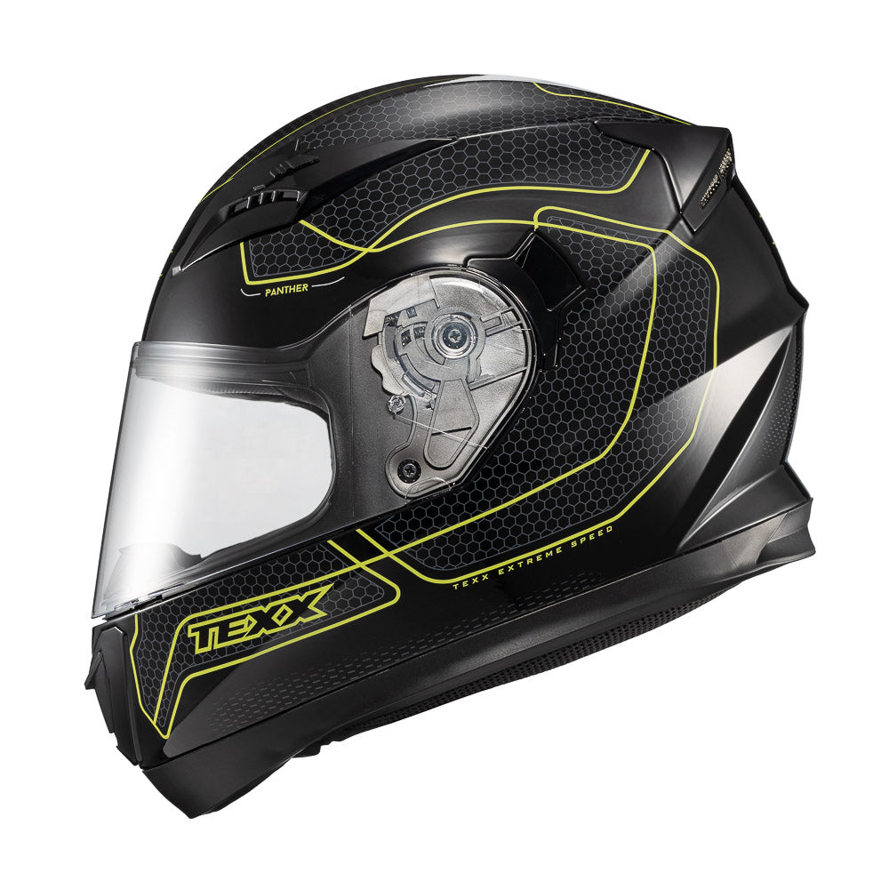 CAPACETE TEXX STRIKE PANTHER VERD BRIL 56