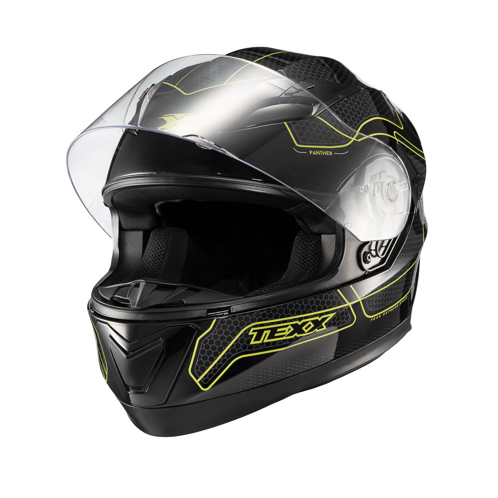 CAPACETE TEXX STRIKE PANTHER VERD BRIL 56