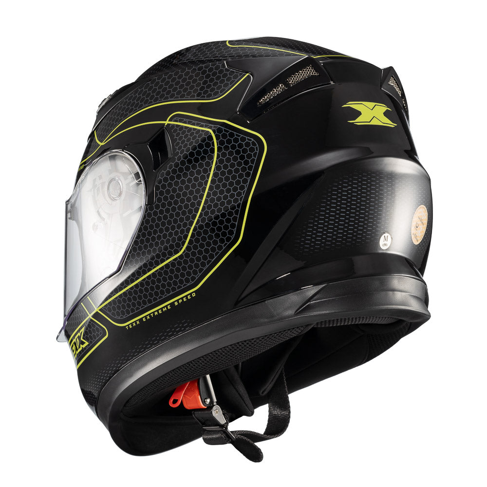CAPACETE TEXX STRIKE PANTHER VERD BRIL 58